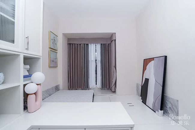 125㎡現(xiàn)代四居，合理利用軟裝布局，小空間也有大收納